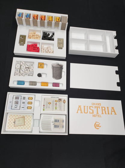 Organizer for Grand Austria Hotel, Storage insert for board games, Tabletop Gaming Insert Accessories, Gift for gamers