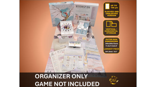 Wyrmspan Board Game Organizer, Insert for board games