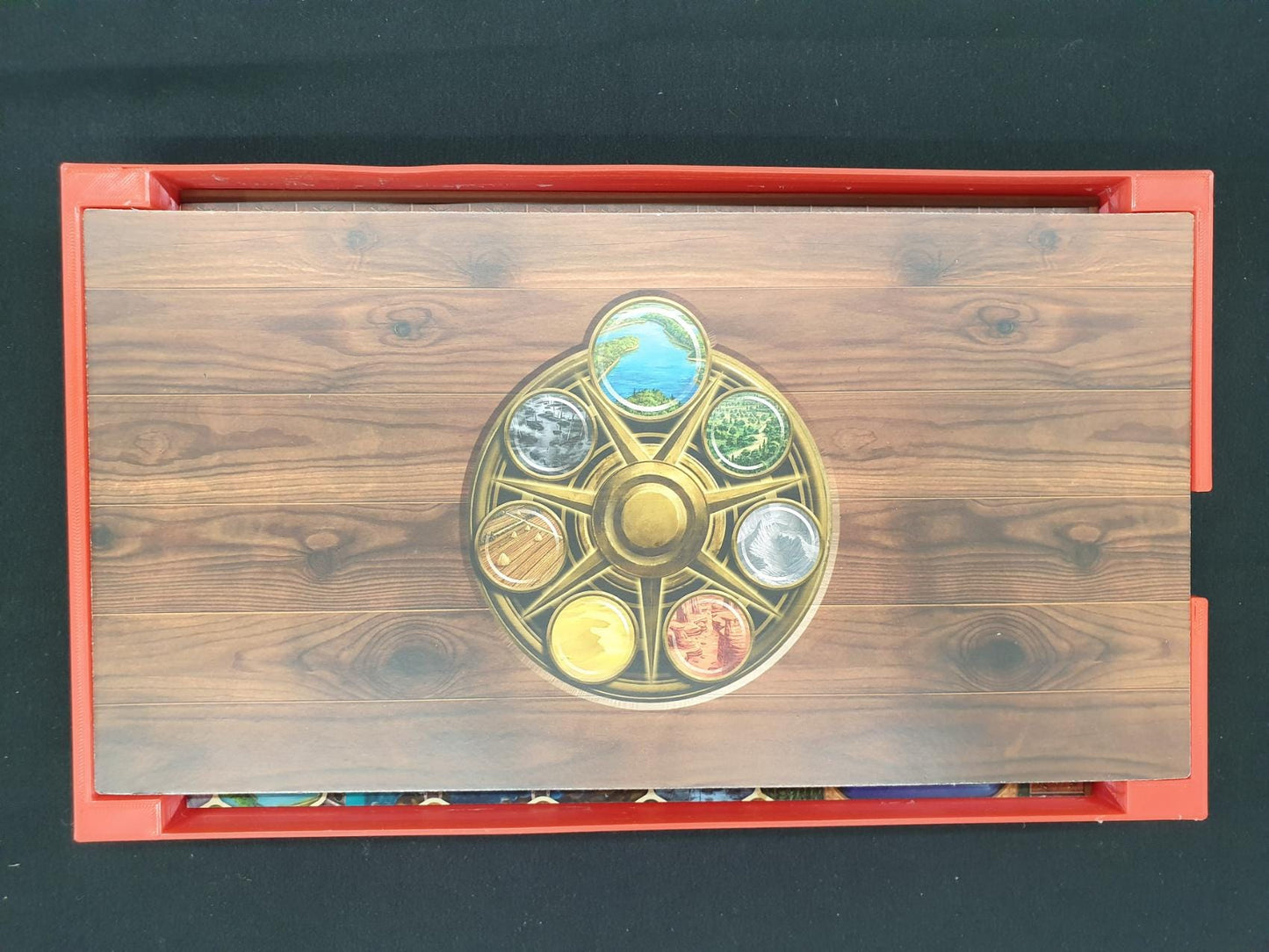 Age of Innovation Terra Mystica Board Game Organizer, Age of Innovation Insert, STL file for 3d printing