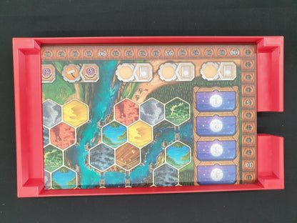 Age of Innovation Terra Mystica Board Game Organizer, Age of Innovation Insert, STL file for 3d printing