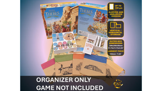 Thebes Board Game Organizer, Thebes Insert, Premium Storage Solution for Thebes games