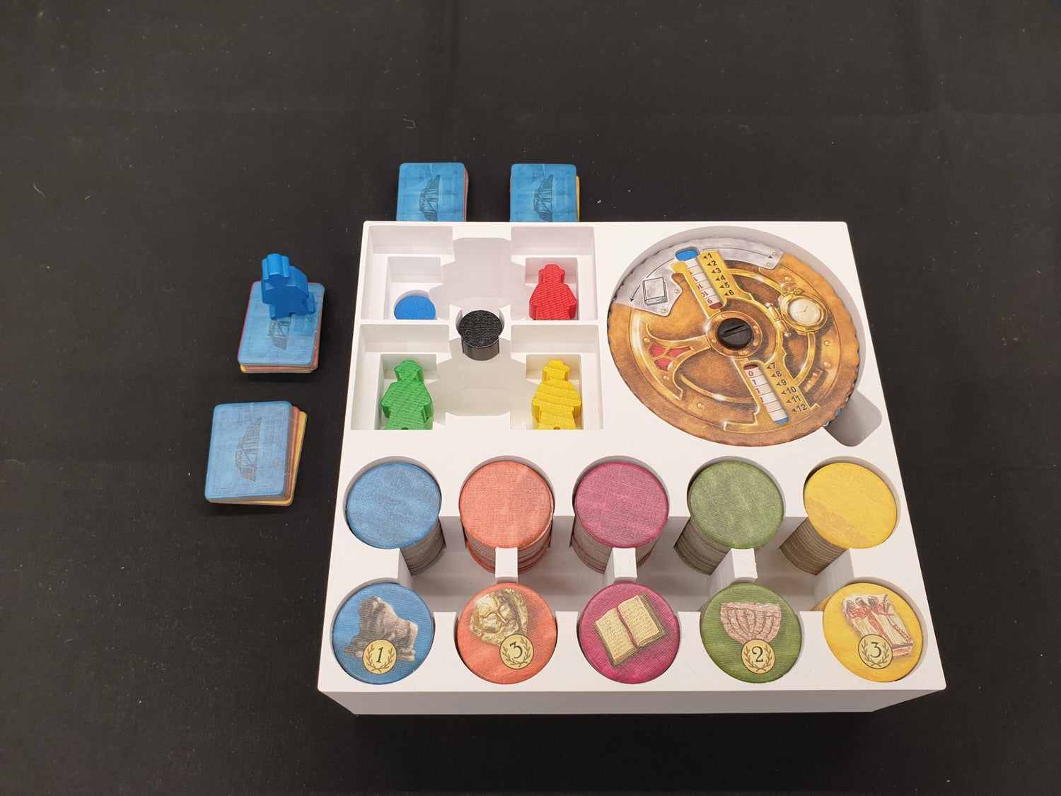 Thebes Board Game Organizer, 3D Printed Insert