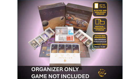 DUNE Imperium Board Game Organizer, DUNE Imperium Insert, Premium Storage Solution for DUNE Imperium games