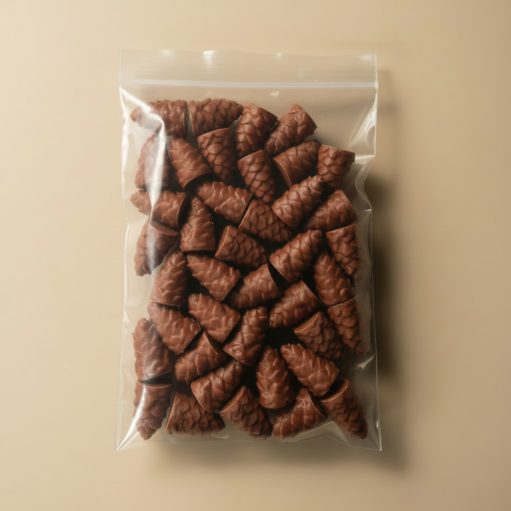 Premium pine cone product photo without label