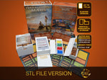 Organizador de juegos de mesa Terraforming Mars Ares Expedition, archivo STL para impresión 3D